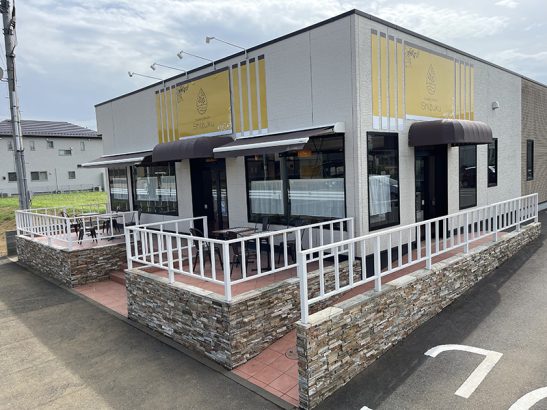 【特殊テント】店舗用デザインテント張替、オーニング追加取付工事